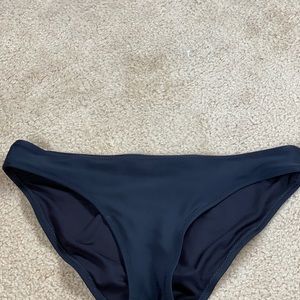 Basic black bikini bottoms